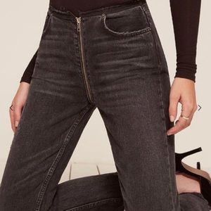 Reformation zipper jeans